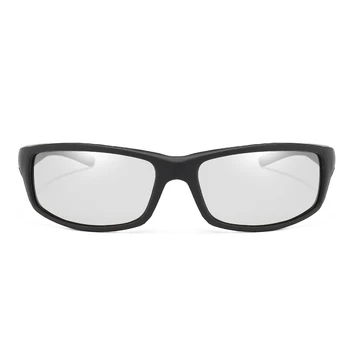 LongKeeper 2019 Akiniai nuo saulės Vyrams Chameleon Spalva Saulės Akiniai Lauke, Sporto Ovalo Vairavimo gafas de sol de los hombres moda