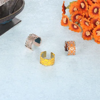 Cremo Žiedai Argent keičiamo dydžio piršto žiedai Moterims Bijoux homme nerūdijančio plieno žiedai Grįžtamasis Odos Bague Femme