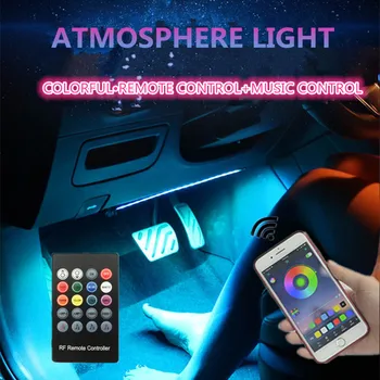 10 1 RGB LED 8M BMW M Performance E90 F10 F30 E60 X3 X5 X6 E92 M3 M5 M6 Z4 E61 E93 dekoratyvinis atmosfera lempos