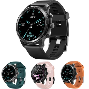 SHIRAJO 1.3 colių Smart Watch Vyrų jutiklinių Fitness Tracker Kraujo Spaudimas Smart Laikrodis Moterims GTS Smartwatch už Xiaomi