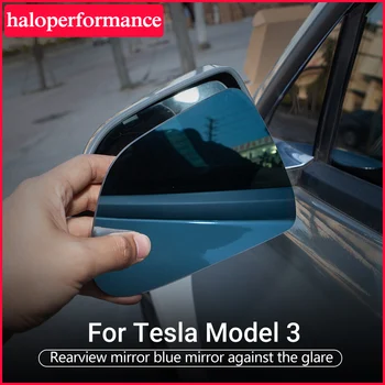 Model3 Automobilių Reikmenys Tesla Galinio Vaizdo Mirro Apsaugoti Rėmo Dangtis Stiklo 2020 