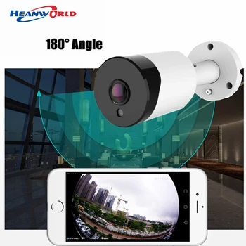 Lauko Fish Eye Kamera 5MP 180 laipsnių Panoraminio vaizdo Kameros HD IP vaizdo Kamera atspari vandeniui IR Smart Security Kamera Sony IMX335