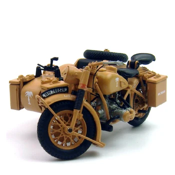 Diecast 1:24 vokietijos R75 Triratis Modelis Pasaulinio Karo Karinės Modelis Lydinio Rinkimo Modelio Motociklo Klasikinis Apdaila