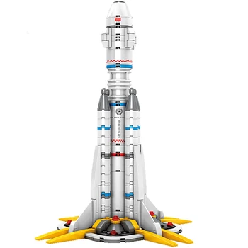 332pcs Klajojo Žemėje Pradėti Shuttle Raketų Blokai Miesto Kosmoso Raketų įrangos pardavimas, biuro įrangos Plytos Vaikų Žaislai Vaikams Kalėdų Dovana