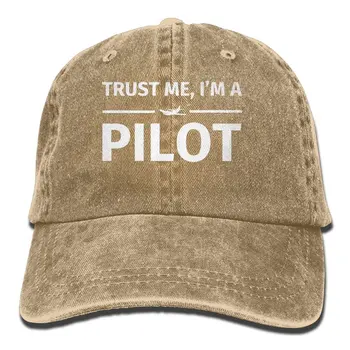 Pasitikėjimo Manimi, aš esu Pilotas, Tendencija Spausdinimo Kaubojaus Skrybėlę Mados Beisbolo kepuraitę Vyrų ir Moterų Natūralus