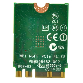 3160ac 2.4 GHz & 5.0 GHz 433Mbps Mini M2 NGFF PCI-E WiFi Adapterį su 