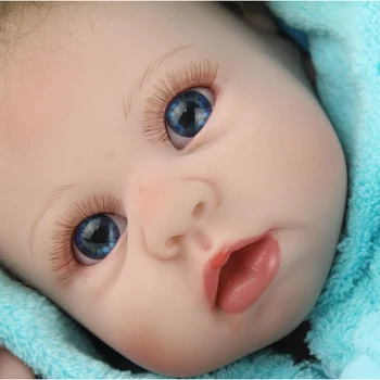 NPKDOLL Silikono Lėlės Reborn Žaislai Vaikams 22 colių Rankų darbo Rožinė Mėlyna Drabužių Minkštas Kūdikių Naujagimių Atgimsta Pardavimo Princesė Lėlės