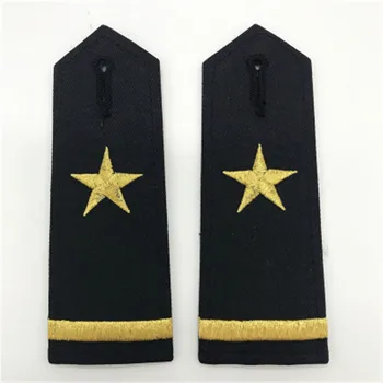 Sailor Petį Saugumo Penkerių-Pažymėjo Žvaigždutė Lanko Aukso Išsiuvinėti Karinis Rangas Apdailos Cosplay Pramogos