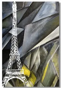 Custom Sienų Dekoras Drobė Prancūzijoje, Paryžiaus Eifelio Bokštas Plakatas Big Ben Siena Lipdukas Pizos Bokštas Šiuolaikinio Meno Tapetai #0644#
