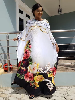 2020 m. Afrikos Drabužių Afrikos Suknelės Moterims Musulmonų Ilga Suknelė Aukštos Kokybės Ilgis 150cm Spausdinti Afrikos Suknelė su vidiniu suknelė