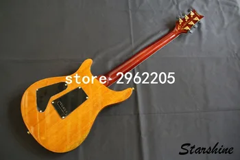 Nemokamas pristatymas Starshine jackson elektrinė gitara geros quailty korėjos gamykla raudonmedžio kūno Flamed Maple Top