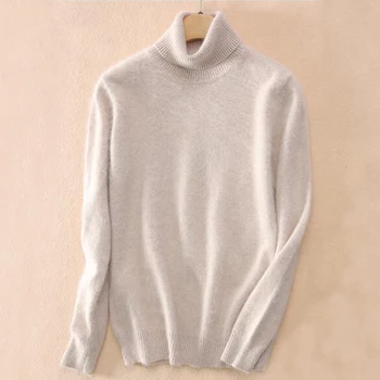 Moterų moterų perkamiausių prekės originali mink kašmyrui megztiniai golfo megzti atsitiktinis puloveriai TSR220