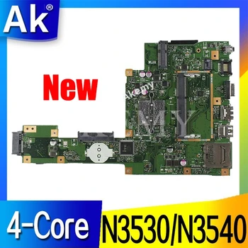 Naujas!AK X553MA Nešiojamojo kompiuterio motininė plokštė, skirta ASUS X553MA X553M A553MA D553M F553MA K553M Bandymo originalus mainboard N3530/N3540 4-Core CPU