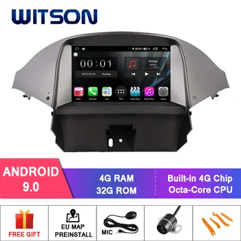 WITSON S300 Android 9.0 AUTOMOBILIŲ DVD CHEVROLET ORLANDO 2012 8 Octa Core, 4GB RAM, 32GB flash GPS+GLONASS+WIFI/4G+DSP+DAB+OBD+PSSS