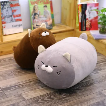 Minkštas Gyvūnų Animacinių filmų Pagalvė Pagalvėlės Mielas Japonijos Pasisekė Fat Cat Pliušinis Žaislas Įdaryti Puikus Vaikams Birthyday Valentino Dovana 40/50 CM