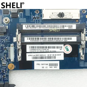SHELI Lenovo ThinkPad E330 Nešiojamas plokštė 11284-2 48.4UH01.021 HM76 DDR3 testo darbo 04Y1146