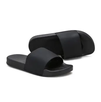 Vyrų Paplūdimio Šlepetės Unisex Black Skaidres Vasaros Batai Vonios Butas Sandalai Patalpų Moterų Laisvalaikio Bateliai zapatos mujer Dydis 36-45