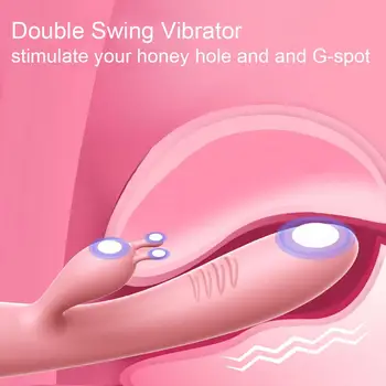 Stiprus Dildo Vibratorius G-Spot Rabbit Vibratorius Klitorio Stimuliatorius Makšties Pūlingas Massager Sekso Žaislai Moterims, Moteriška Masturbacija