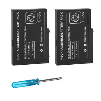 2vnt Įkraunama Ličio-jonų Baterija + mini atsuktuvas Įrankis Pack Rinkinys, skirtas 