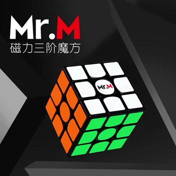 Shengshou J. M v2 3x3x3 Magnetinio Magic Cube Greitis Sengso 3x3 Twist Švietimo Specialių Žaislų Vaikams