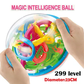 99-299 Veiksmus 3D puzzle Kamuolys Magija Intelektas Labirintas Kamuolys, Valcavimo Kamuolys Marmuro Įspūdį Balansas Logika Galimybė Žaidimas Švietimo Žaislai