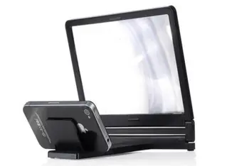 Naujausias Turistų 3X Zoom Didinamuoju Stiklu Ekrane Mobilųjį Telefoną Lankstymo HD Stiprintuvą, 3D Filmus Išmaniųjų Telefonų Turėtojams