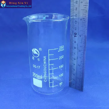 50ml-1000ml Ūgio Forma Stiklinę Chemijos Laboratorija boro silikatinio Stiklo, Skaidrią Stiklinę su gradacija ir postringauti Boro 3.3 Stiklo