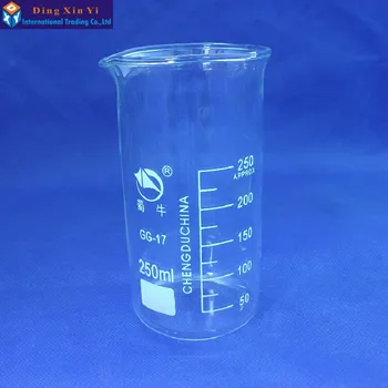 50ml-1000ml Ūgio Forma Stiklinę Chemijos Laboratorija boro silikatinio Stiklo, Skaidrią Stiklinę su gradacija ir postringauti Boro 3.3 Stiklo
