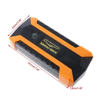 2020 m. JAV Plug 69900mAh /89800mAh 4 USB Portable Automobilių Šuolis Starter Pack Stiprintuvas Įkroviklis, Baterija Bankas