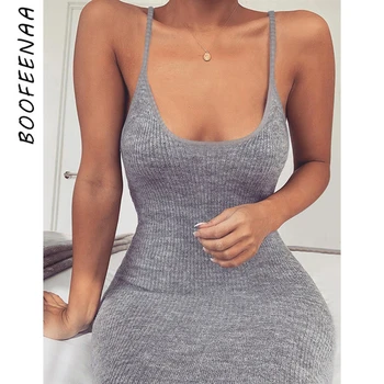 BOOFEENAA Seksualus, Elegantiškas Backless Undinė Bodycon Suknelė 2020 Metų Vasaros Maxi Suknelės Klubo Šalis Nešioti Suknelės Moterims C76-AB61