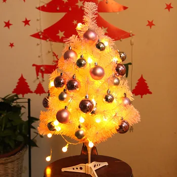 Kalėdų Eglutė 60cm Rožinė Namų Dekoracijos Kalėdų Kamuolys, Šilta Balta String Šviesos Kalėdos Kedro Medis, Kalėdų, Naujųjų Metų Šaliai xx180