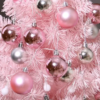 Kalėdų Eglutė 60cm Rožinė Namų Dekoracijos Kalėdų Kamuolys, Šilta Balta String Šviesos Kalėdos Kedro Medis, Kalėdų, Naujųjų Metų Šaliai xx180