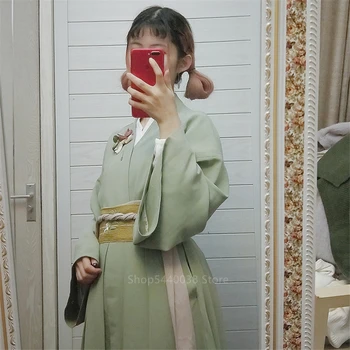 Sakura Mergina Suknelė Kimono Japonų Kawaii Anime Cosplay Kostiumai, Arbata Gėlių Emboridery Yukata Moteris Vakare Šalies Haori Vestidos
