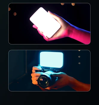 Ulanzi VIJIM VL120 DSLR Kamera, LED Vaizdo Šviesos, Su Šaltu Batų Filtras Vlog Užpildyti Šviesos-Kameros Fotografijos Studijoje Šviesos