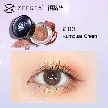 ZEESEA Nespalvoti Eyeshadow Kremas Ilgalaikis Akių Makiažas Kosmetikos Naujas Produktas