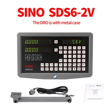 Naujas Originalus Kinijos SDS6-3V 3 ašių skaitmeninių vaizdų DRO komplektas ir 3 gabalus KINIJOS KA300 tiesinės skalės linijinis encoder valdovas