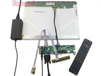 Yqwsyxl Rinkinys B141EW02 V1 V. 1 B141EW02 V3 V. 3 B141EW02 V4 V. 4 TV+HDMI+VGA+AV+USB LCD LED ekrano Valdiklio Tvarkyklę Valdyba