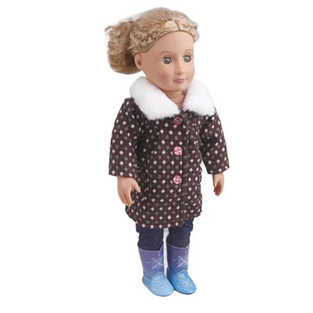 18 colių Mergaičių lėlės drabužiai Derliaus patikrinti pavasarį dėvėti Kūdikių žaislai bžūp Amerikos naujas gimęs suknelė tinka 43 cm kūdikių reikmenys c856