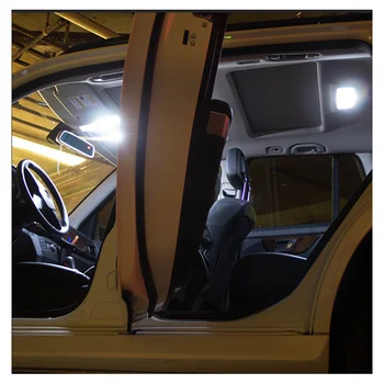 10 Lemputes Baltos spalvos Automobilis LED Interjero Žemėlapis Dome Light Kit 2005-2012 M. 2013 M. M. M. Nissan Xterra Magistraliniai Krovinių Licencijos numerio ženklo apšvietimo Žibintas