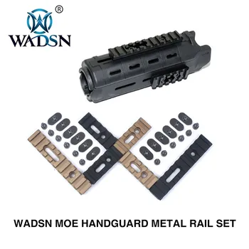 WADSN Taktinis MOE ACR Rankų apsaugą Metalo 20mm Geležinkelių Nustatyti tinkami Jinming 9 10 Kublai M4A1 Medžioklės Handguard Rail Mount Priedai