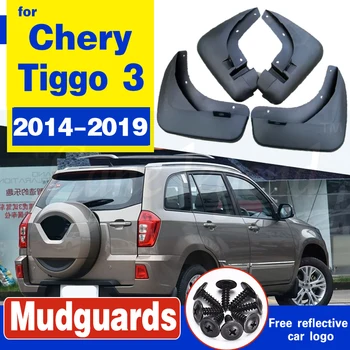 Už Chery Tiggo3 Tiggo 3-2019 2016 2017 automobilių padengti stiliaus minkštas sparnas mudguard apsaugoti atvartu splash sparnų rėmo 4pcs