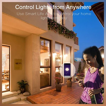 WiFi Smart Lemputė RGB+M+C, LED Žvakių Lemputė 5W E14 šviesos srautą galima reguliuoti Šviesos Phone 