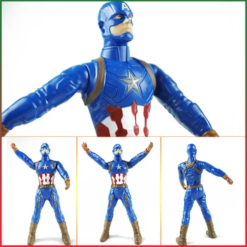 Naujas Marvel Sukasi Veiksmų Skaičius, The Avangers Žaislai Modelis Pasukti ABS Pav Dovanos, žmogus-Voras,Kapitonas Amerika Žaislai Berniukų Žaislas