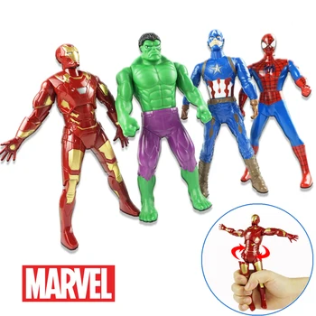Naujas Marvel Sukasi Veiksmų Skaičius, The Avangers Žaislai Modelis Pasukti ABS Pav Dovanos, žmogus-Voras,Kapitonas Amerika Žaislai Berniukų Žaislas
