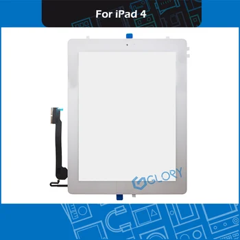 Aukštos kokybės A1458 A1459 A1460 Touch panel iPad 4 Jutiklinio ekrano LCD ekranas skaitmeninis keitiklis priekinio stiklo Pakeitimas