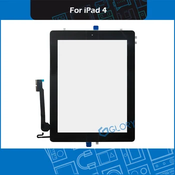 Aukštos kokybės A1458 A1459 A1460 Touch panel iPad 4 Jutiklinio ekrano LCD ekranas skaitmeninis keitiklis priekinio stiklo Pakeitimas