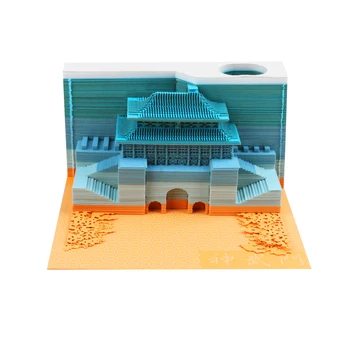 Kinijos Blokuoti 3D Lazeris Spausdinti Bloknotai Naujovė Derliaus Bloknotą