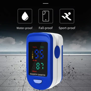Nešiojamų Kraujo Deguonies Stebi Pirštą Pulse Oximeter Deguonies Įsotinimo Stebėti, Greitas Pristatymas per 24 valandos (be Baterijos)