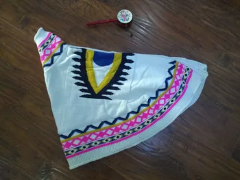 Karšto Pardavimo Moterų Derliaus Atidaryti Priekiniai Poncho Pečiais Akių Indijos Cardigan Čigonų Hipių Boho Chic Megztinis Nemokamas Pristatymas