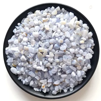 100 g Light Blue Chalcedony Originalus Akmuo Kristalas Žvyro Namų Dekoro Budistų Mineralų, Sodo Vazonas Pavyzdys FengShui